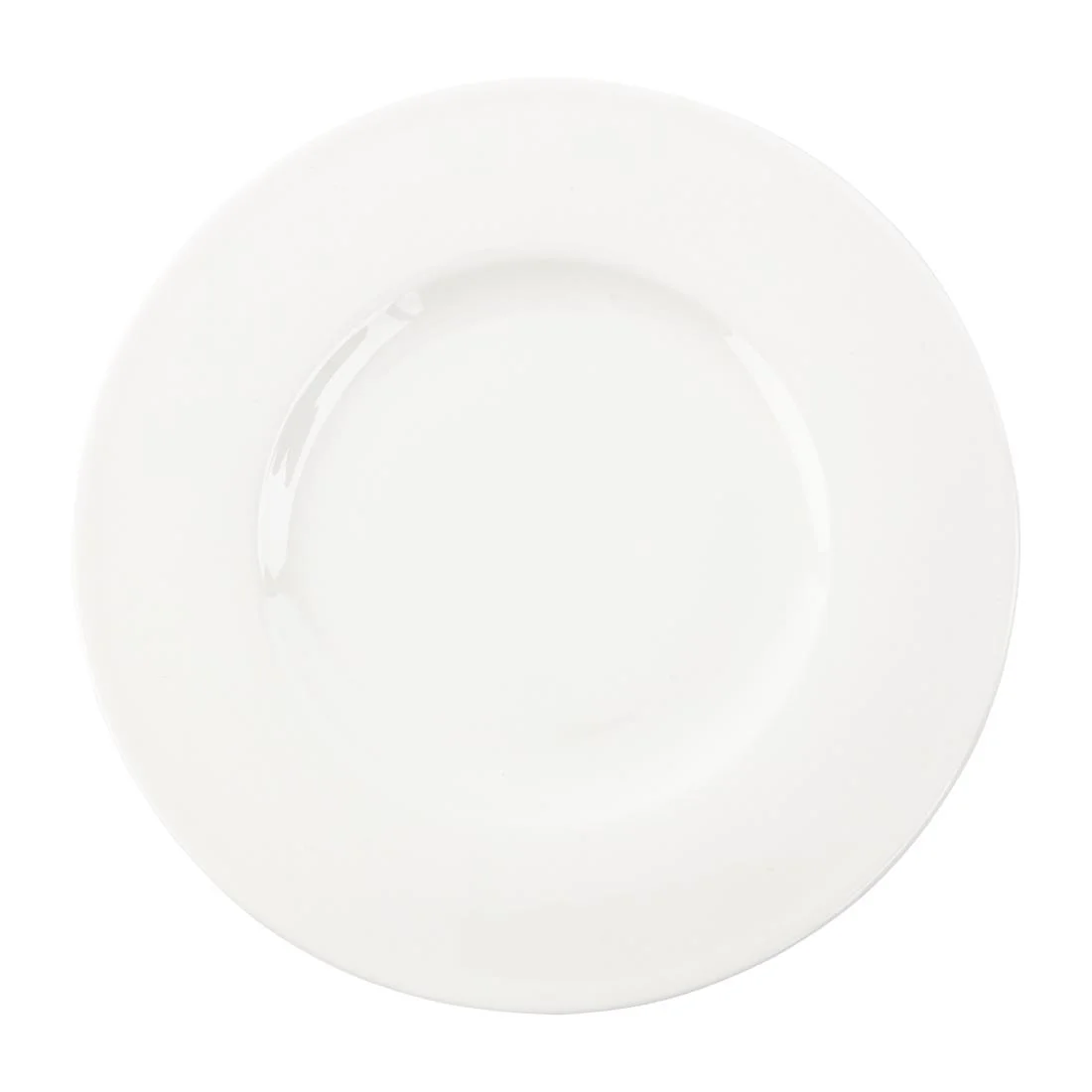 Royal Bone Ascot Wide Rim Flat Profile Plates 225mm (12 Pack)