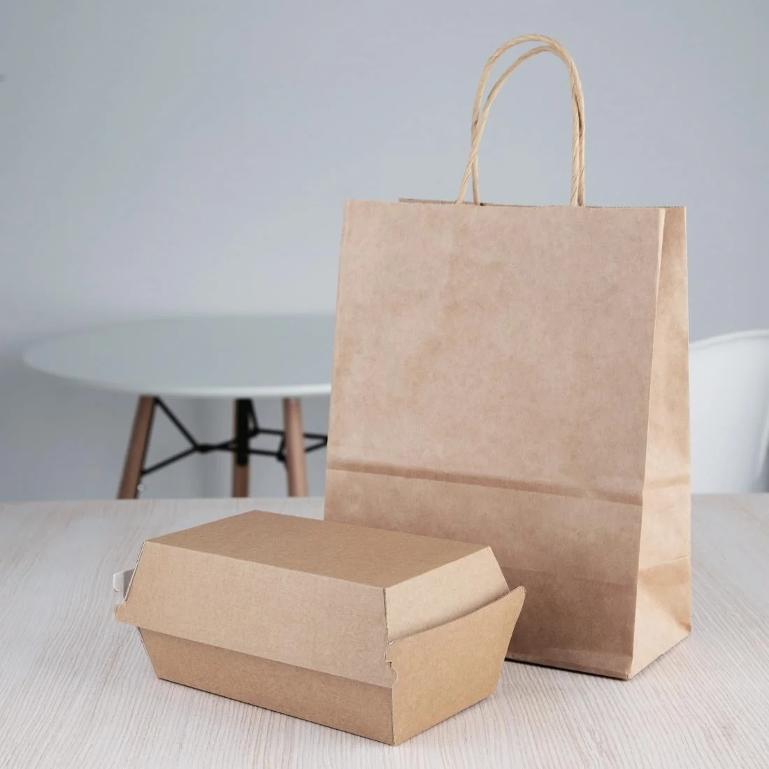 Fiesta Compostable Kraft Food Boxes Small 172mm (Pack of 200) - Image 5