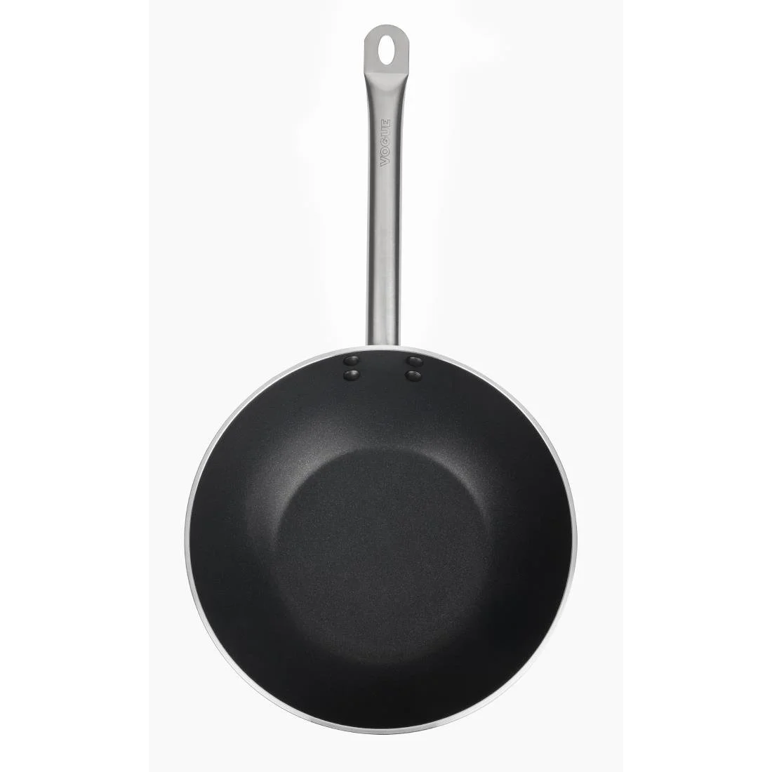 Vogue Non-stick Teflon Aluminium Platinum Plus Wok 30cm - Image 3