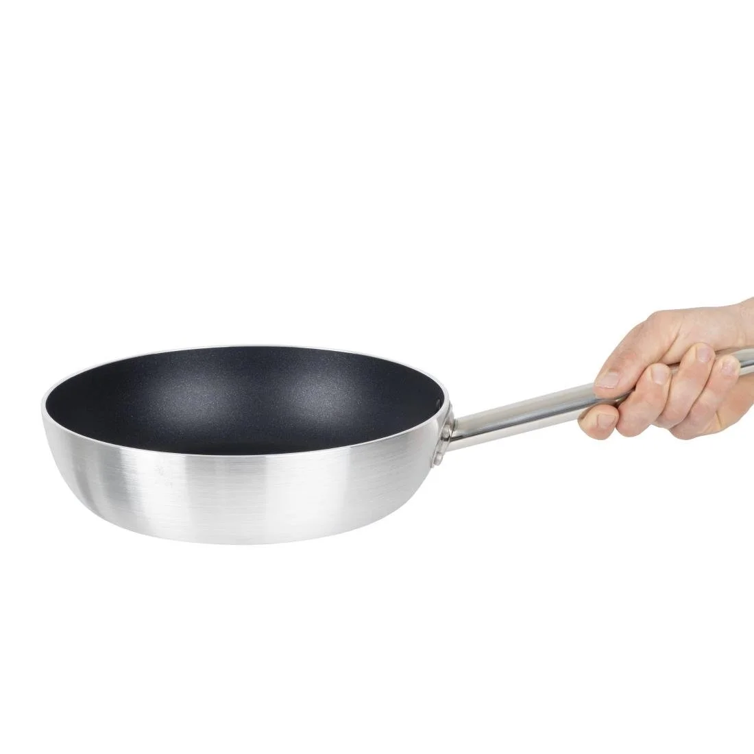 Vogue Aluminium Non-Stick Teflon Platinum Plus Sauté Pan 28cm - Image 6