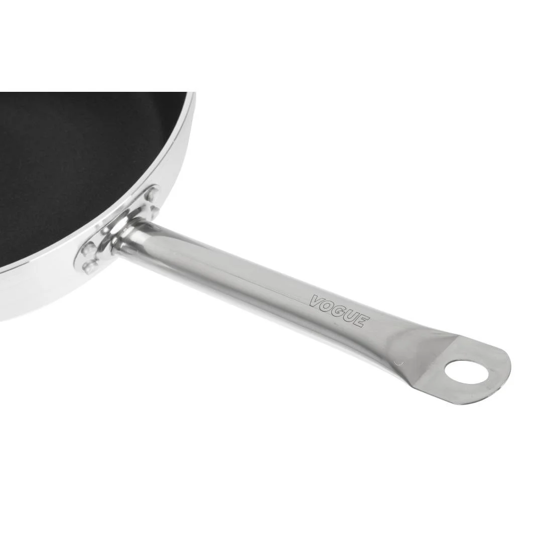 Vogue Aluminium Non-Stick Teflon Platinum Plus Sauté Pan 319mm - Image 5