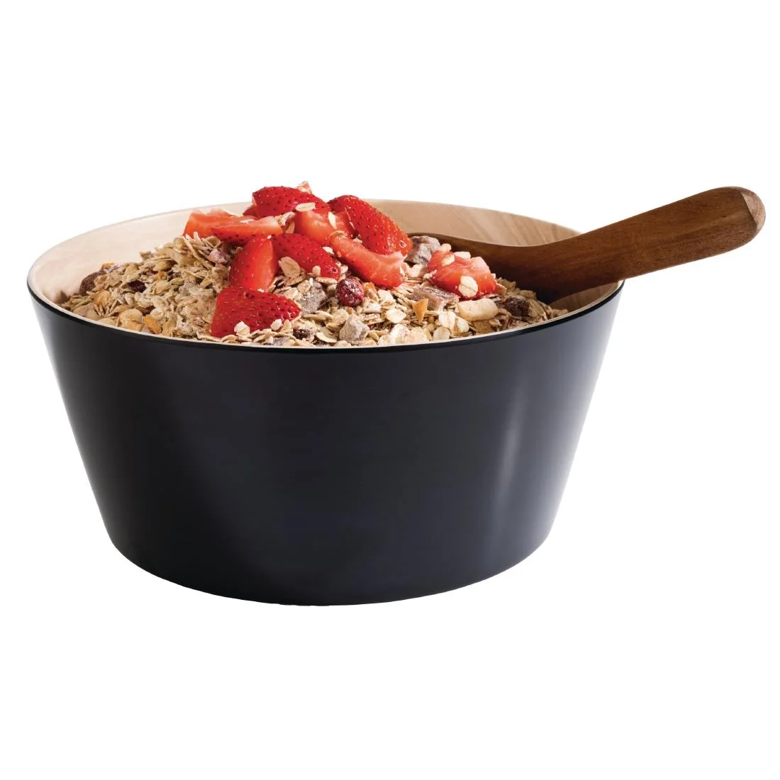 APS Frida Bowl Wood & Black 265(Ø)mm 3.4Ltr - Image 4