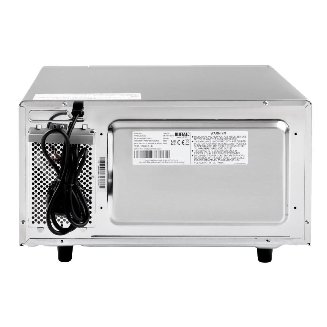 Buffalo Programmable Commercial Microwave 25ltr 1000W - Image 7
