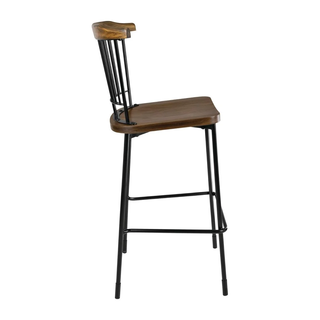 Bolero Scandi High Stools Black (Pack of 2) - Image 2