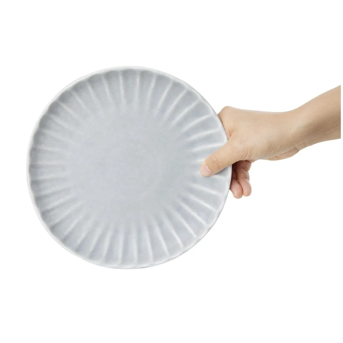 Olympia Corallite Plates Concrete Grey 205mm (6 Pack) - Image 9