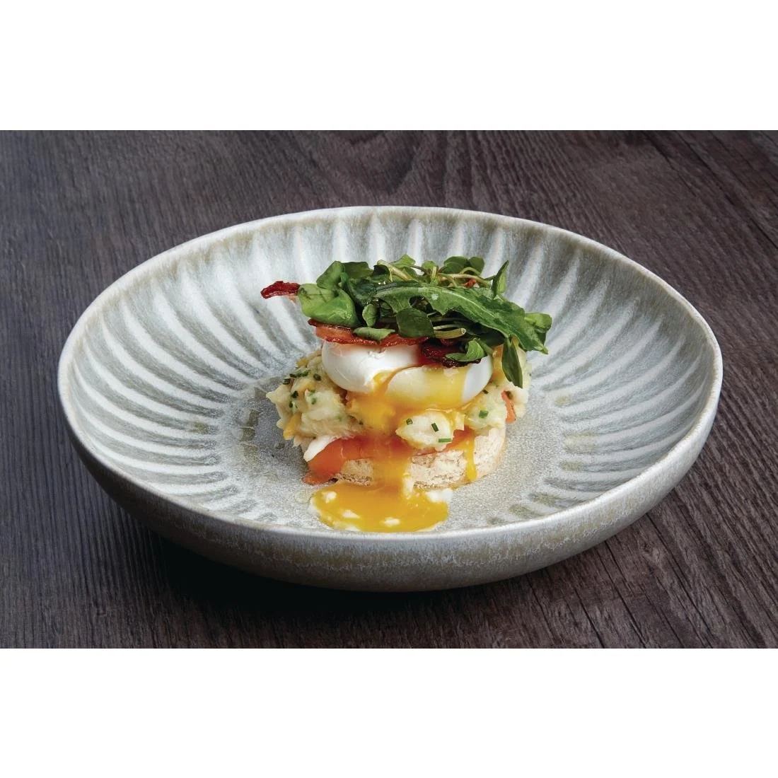 Olympia Corallite Coupe Bowls Concrete Grey 220mm (6 Pack) - Image 6