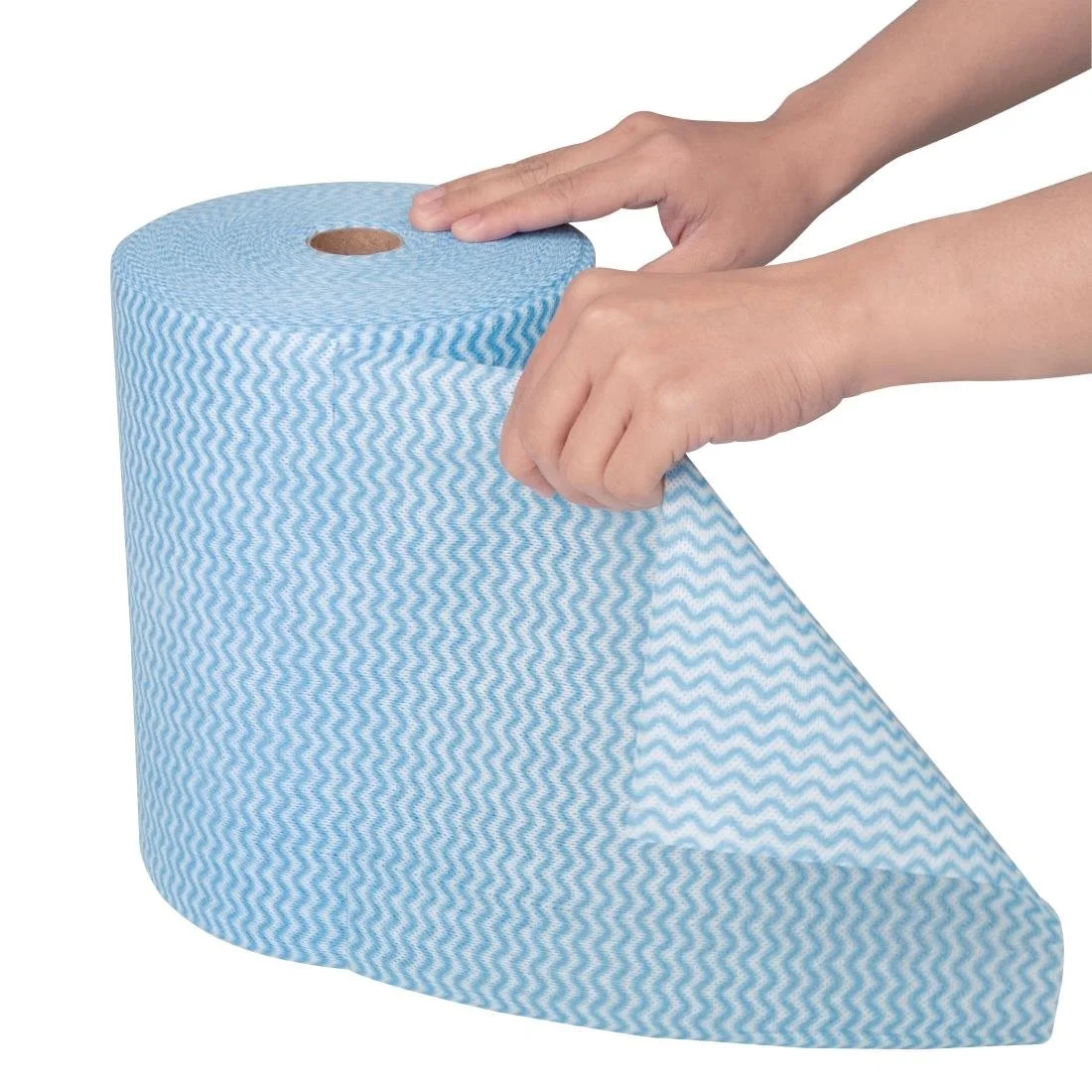 Nisbets Essentials Non-Woven Cloth Blue (Roll of 300 Sheets) - Image 5