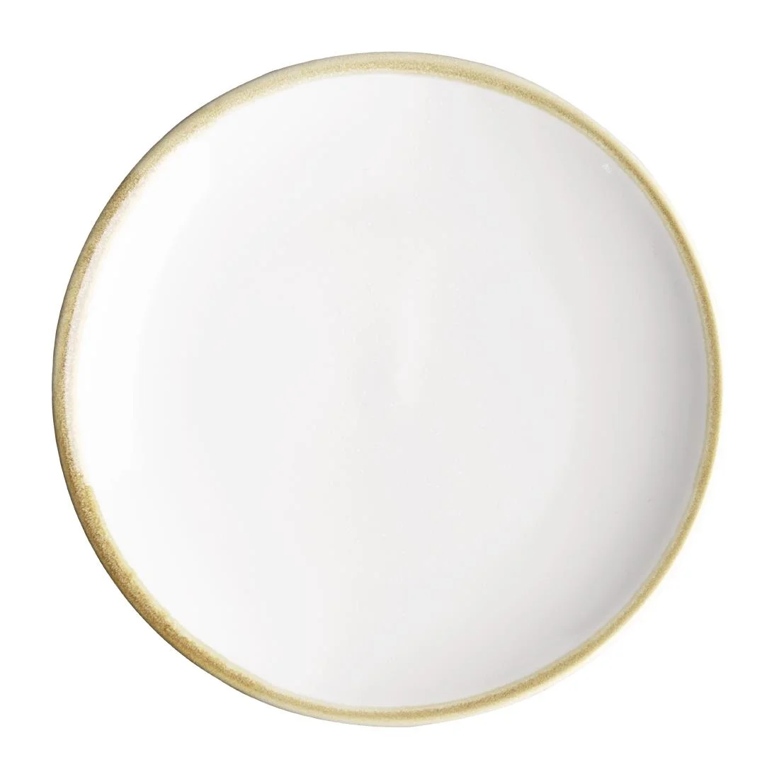 Olympia Kiln Round Coupe Plates Chalk 180mm (6 Pack)