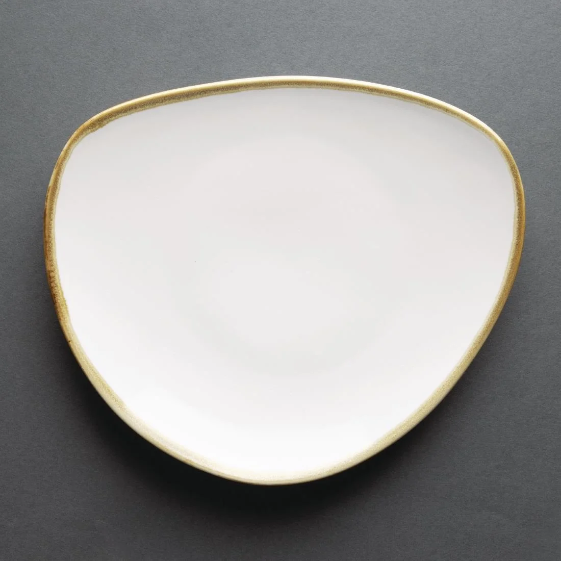 Olympia Kiln Triangular Plates Chalk 230mm (6 Pack) - Image 3
