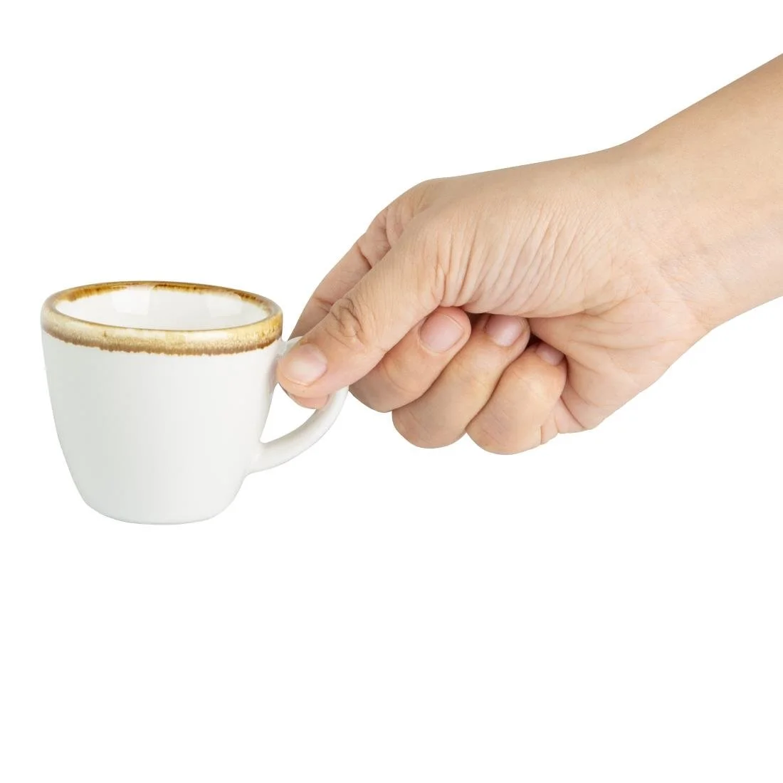 Olympia Kiln Espresso Cups Chalk 85ml (6 Pack) - Image 4