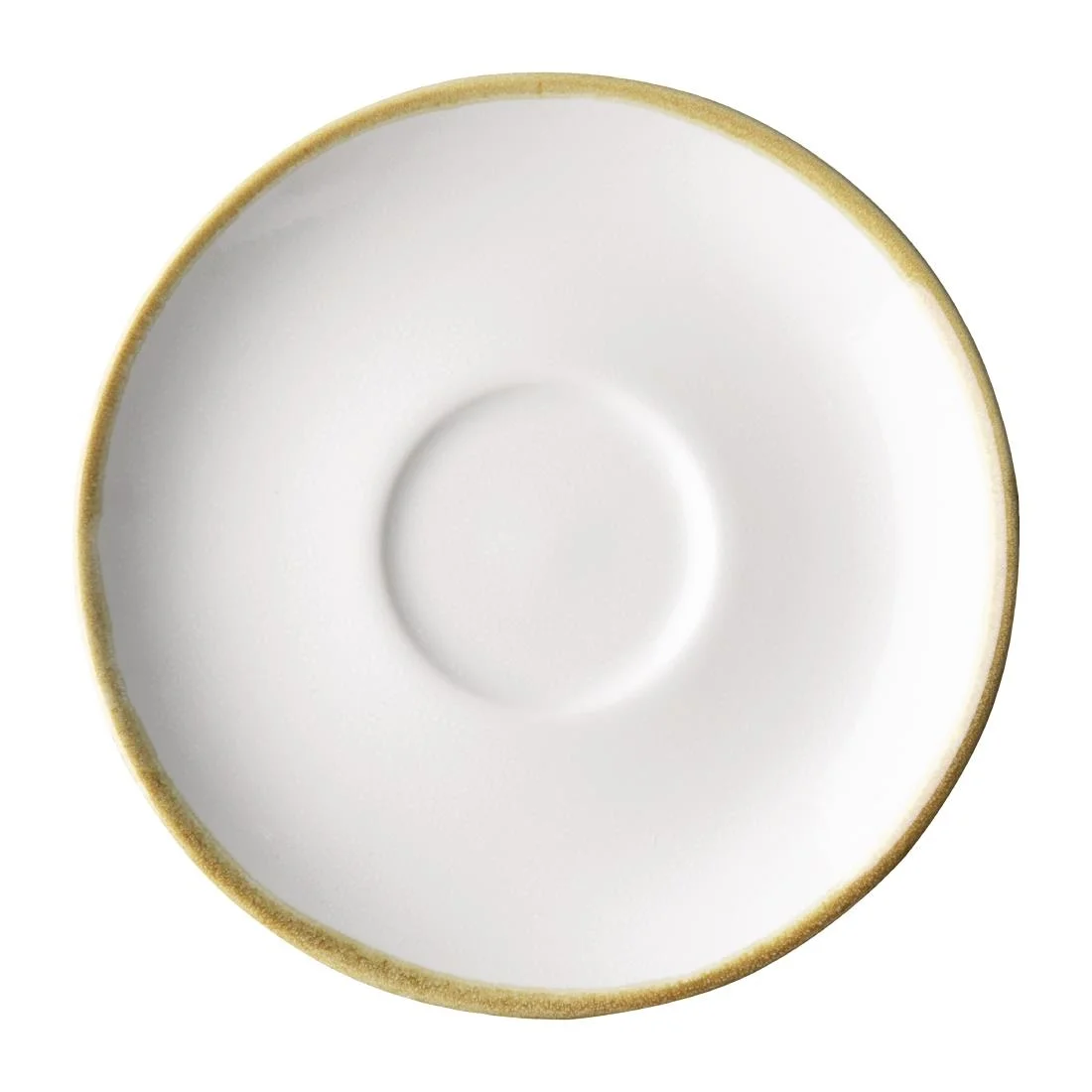 Olympia Kiln 230ml Cups Saucers Chalk 140mm (6 Pack)