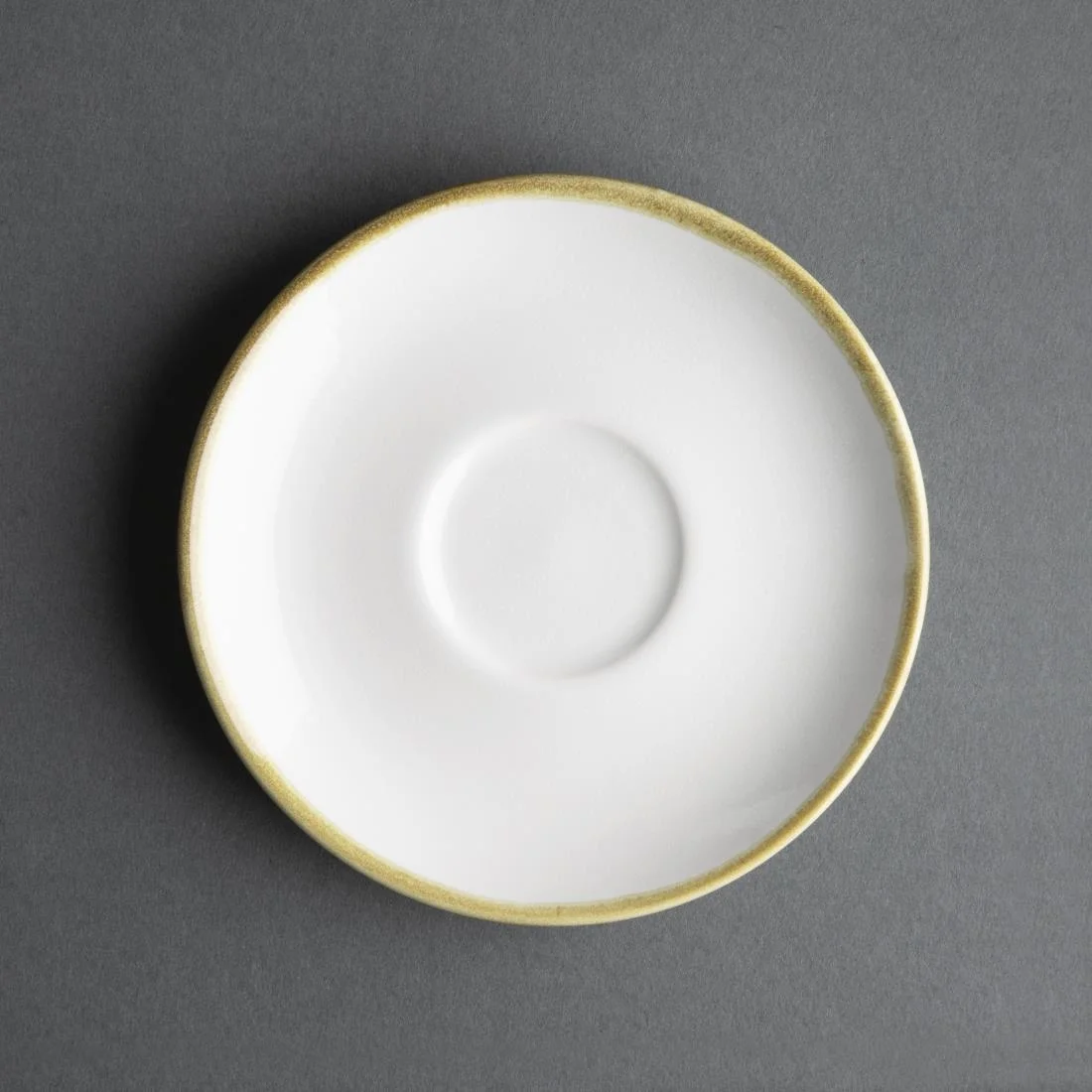 Olympia Kiln 230ml Cups Saucers Chalk 140mm (6 Pack) - Image 5