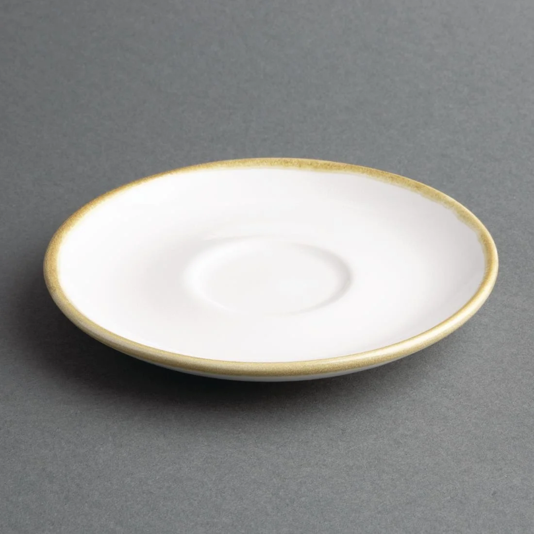 Olympia Kiln 230ml Cups Saucers Chalk 140mm (6 Pack) - Image 3