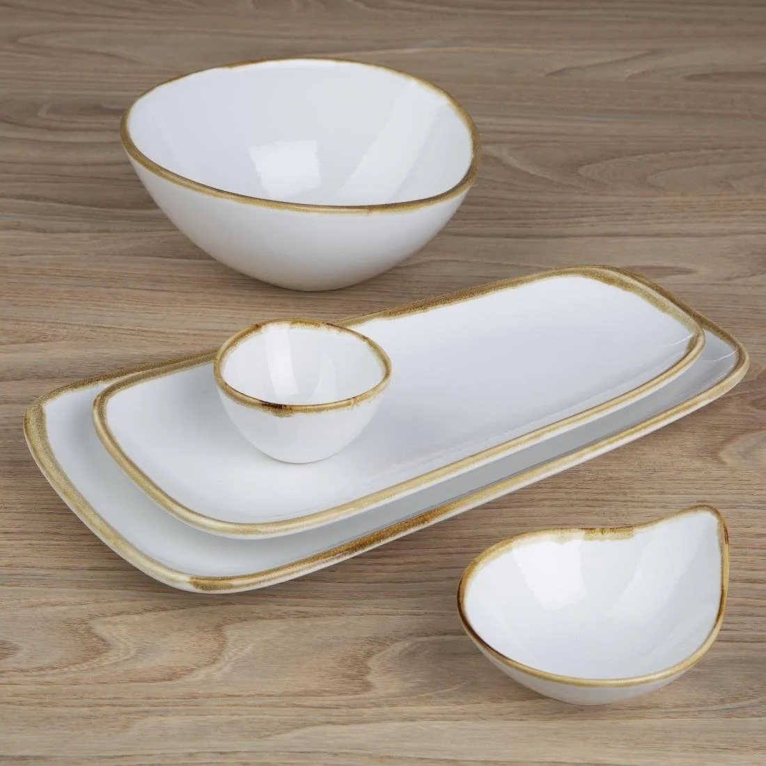 Olympia Kiln Bowls Chalk 165mm 425ml (6 Pack) - Image 4