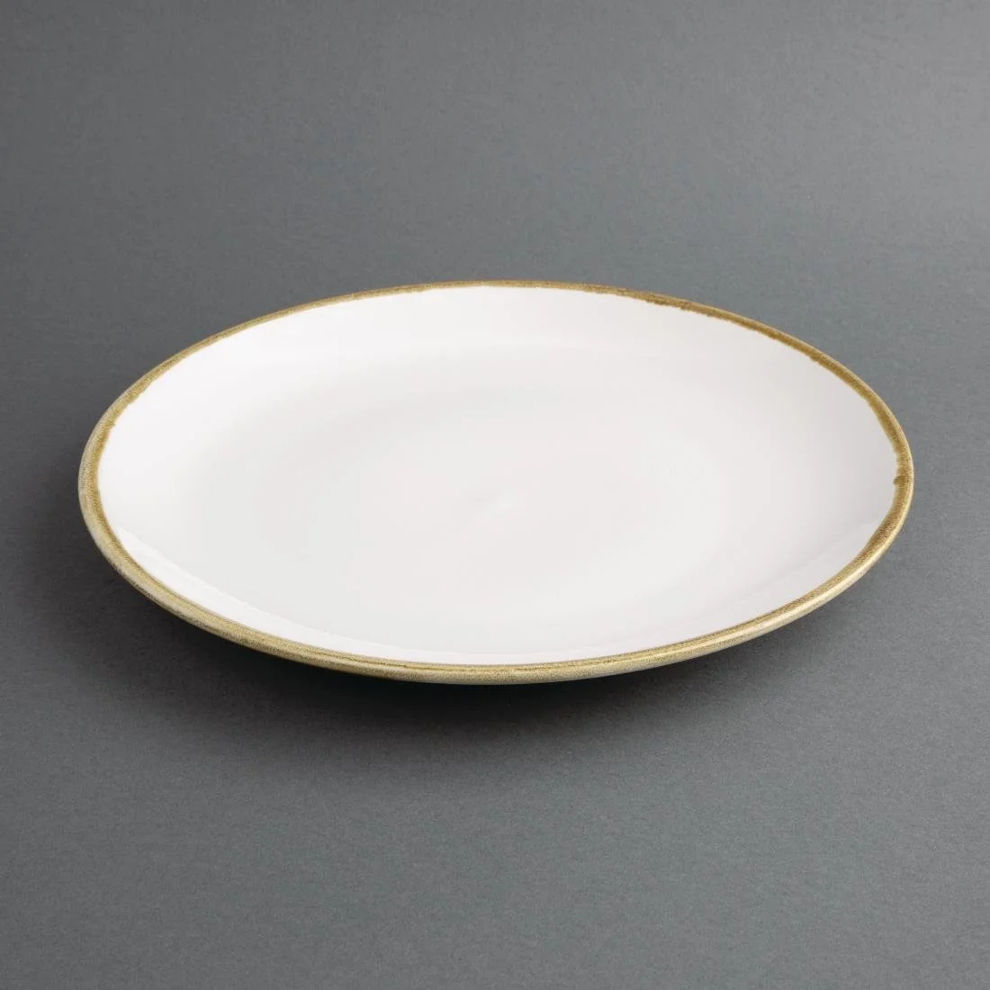 Olympia Kiln Chalk Round Coupe Plates 280mm (4 Pack) - Image 4