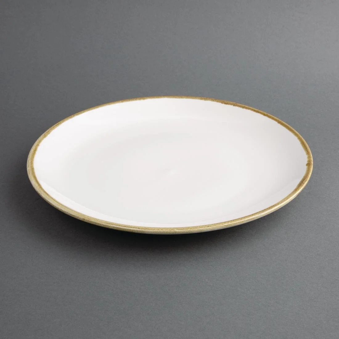 Olympia Kiln Chalk Round Coupe Plates 280mm (4 Pack) - Image 3
