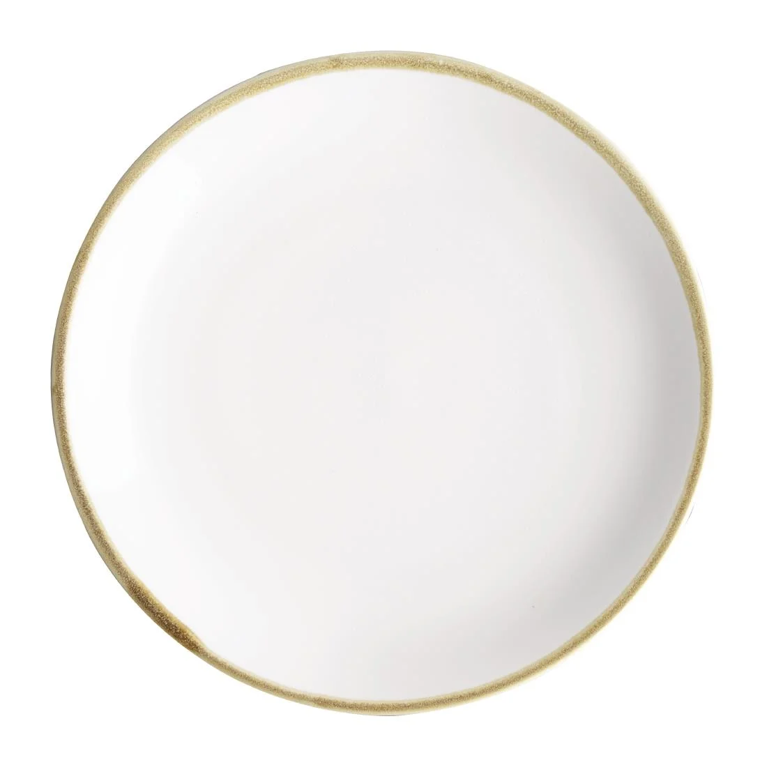 Olympia Kiln Coupe Plates Chalk 230mm (6 Pack)