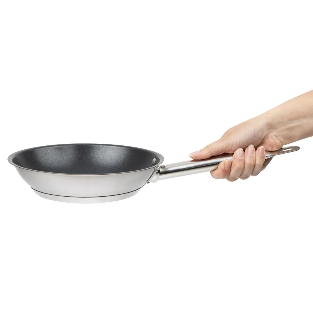 Vogue Stainless Steel Non-Stick Teflon Platinum Plus Frying Pan 20cm - Image 7