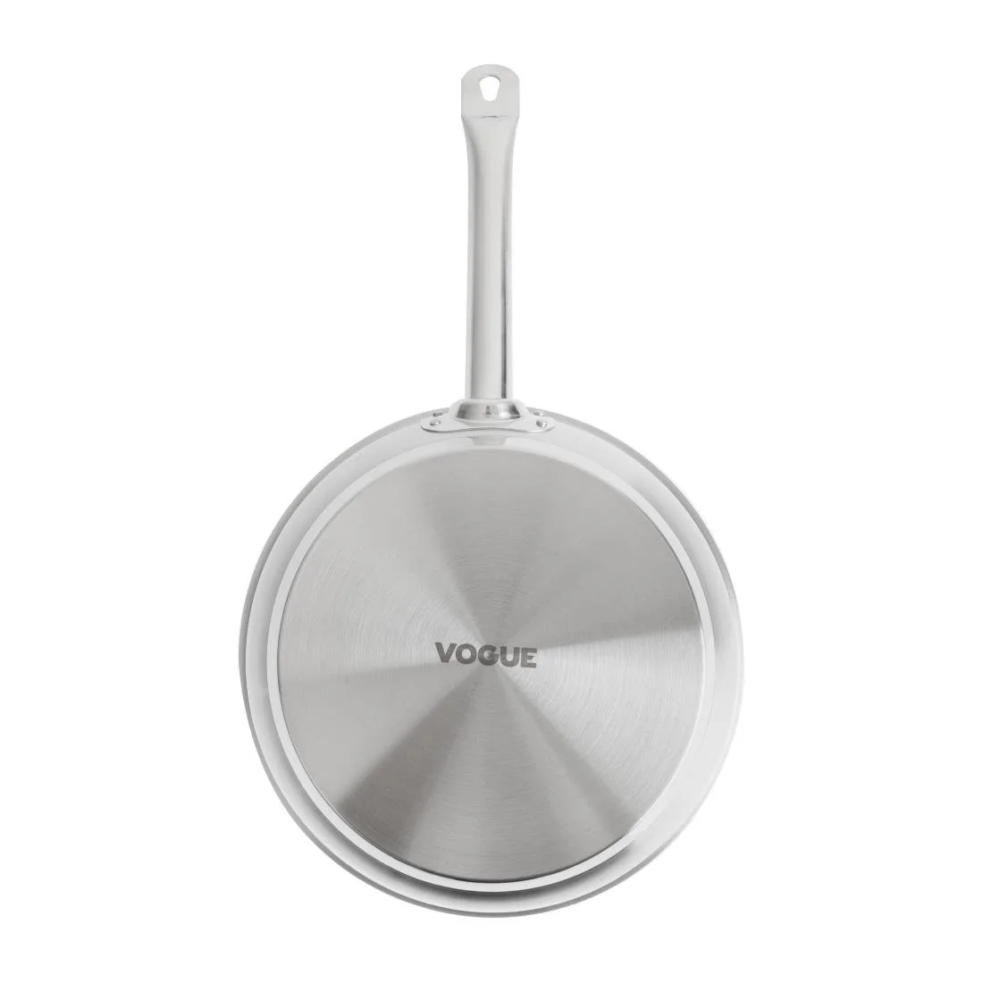 Vogue Stainless Steel Non-Stick Teflon Platinum Plus Frying Pan 24cm - Image 5