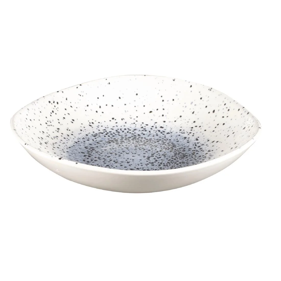 Churchill Studio Prints Mineral Blue Centre Organic Round Bowls 253mm 1.1Ltr (12 Pack) - Image 2