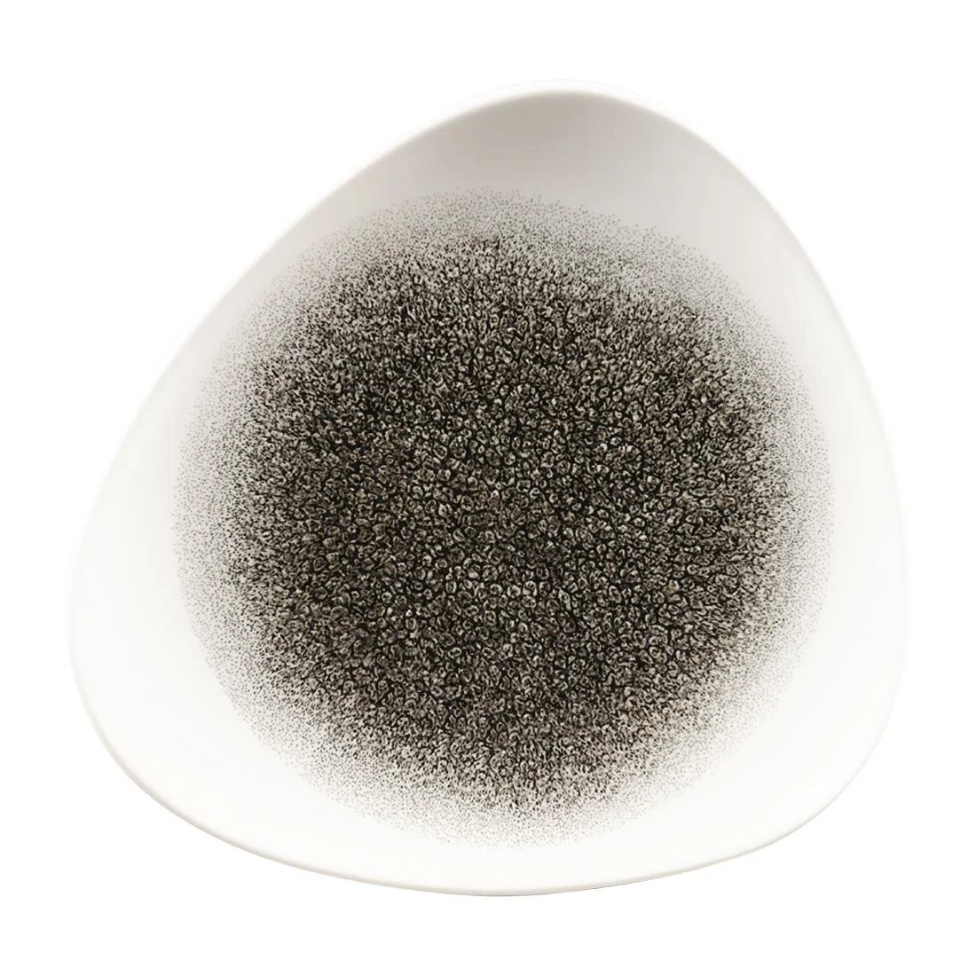 Churchill Studio Prints Raku Triangle Plates Quartz Black 192mm (12 Pack)