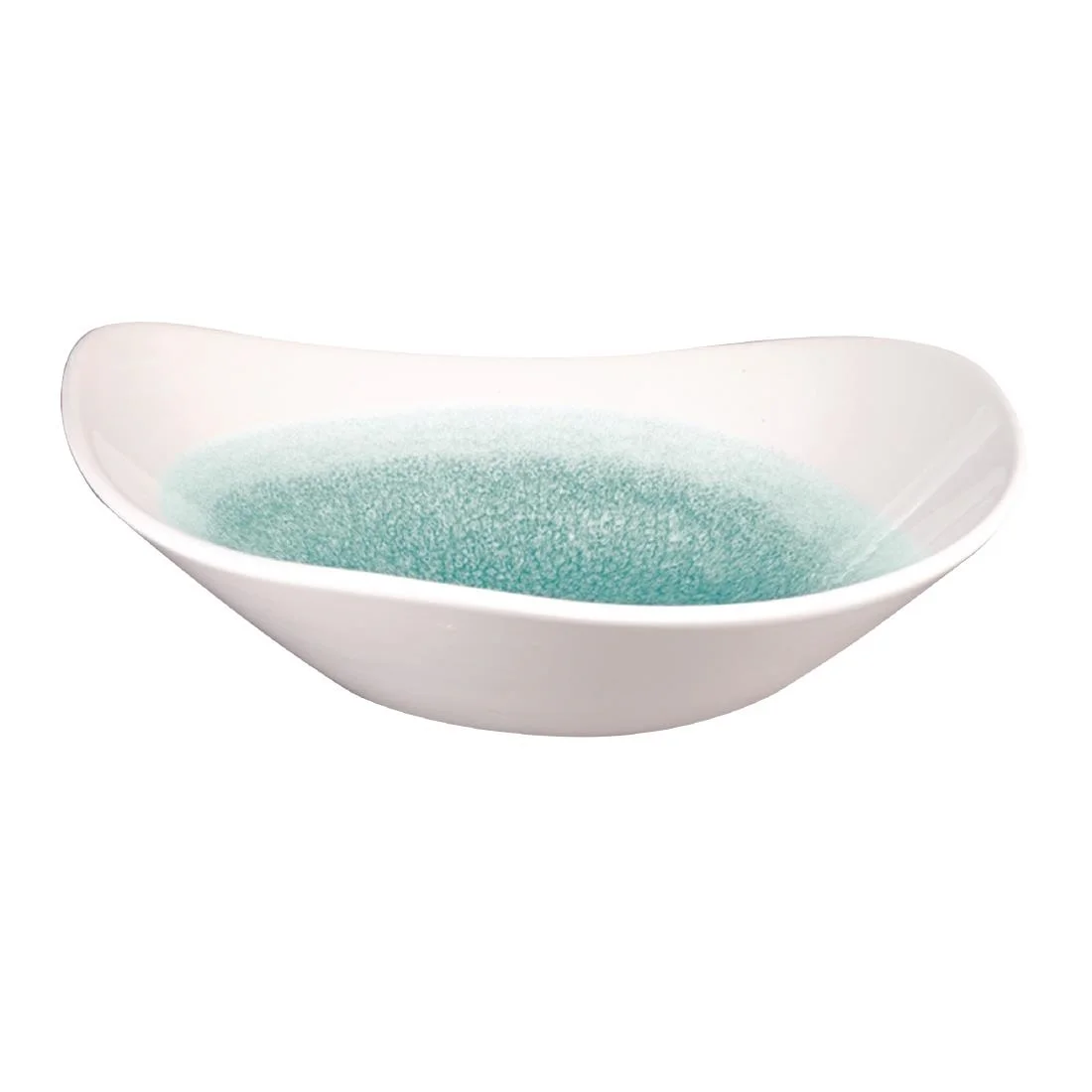 Churchill Studio Prints Raku Triangle Bowls Jade Green 185mm 370ml (12 Pack) - Image 5