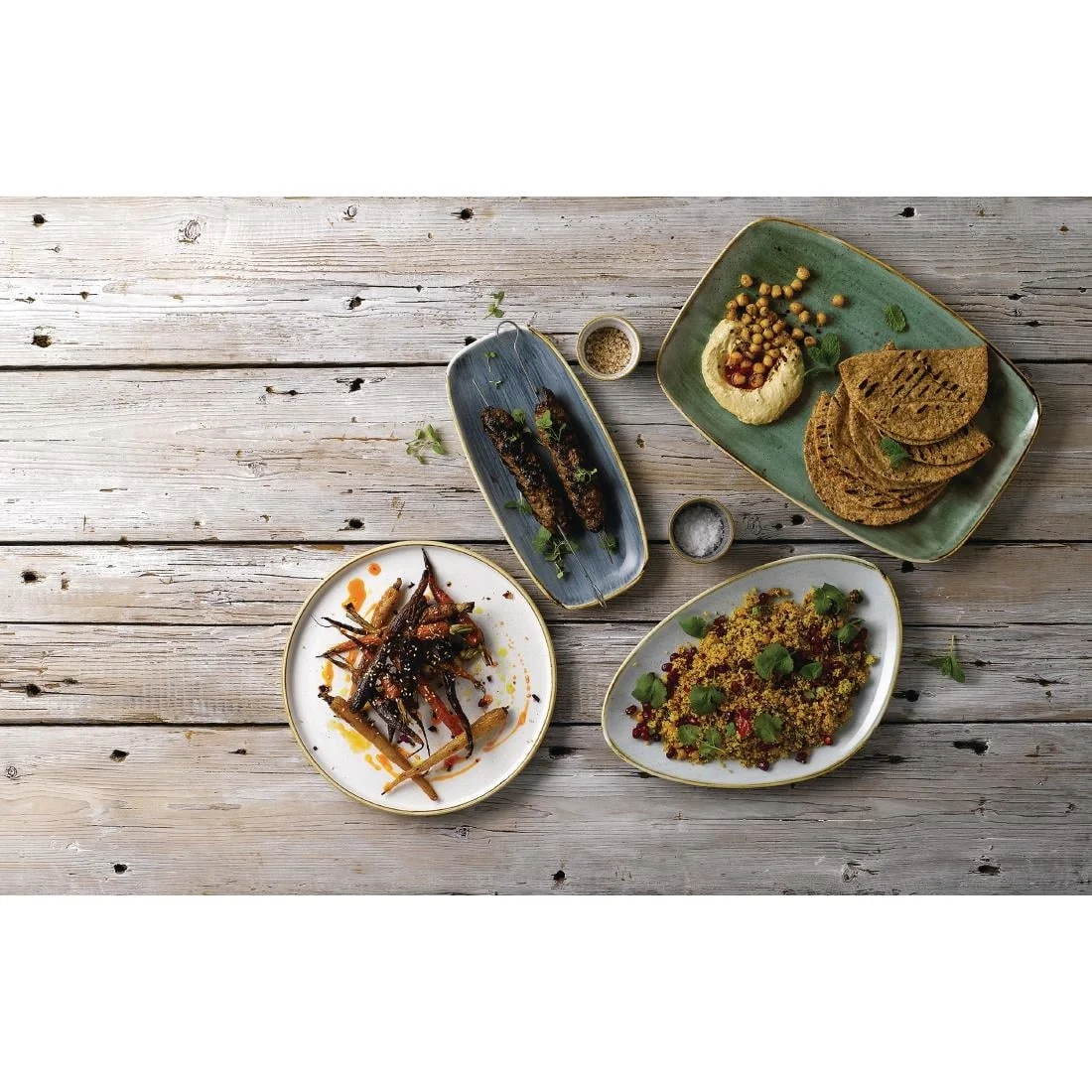 Churchill Stonecast Walled Chefs Plates Barley White 260mm (6 Pack) - Image 2