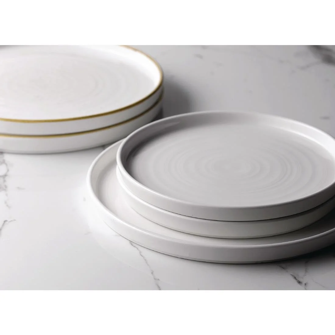 Churchill Stonecast Walled Chefs Plates Barley White 210mm (6 Pack) - Image 7