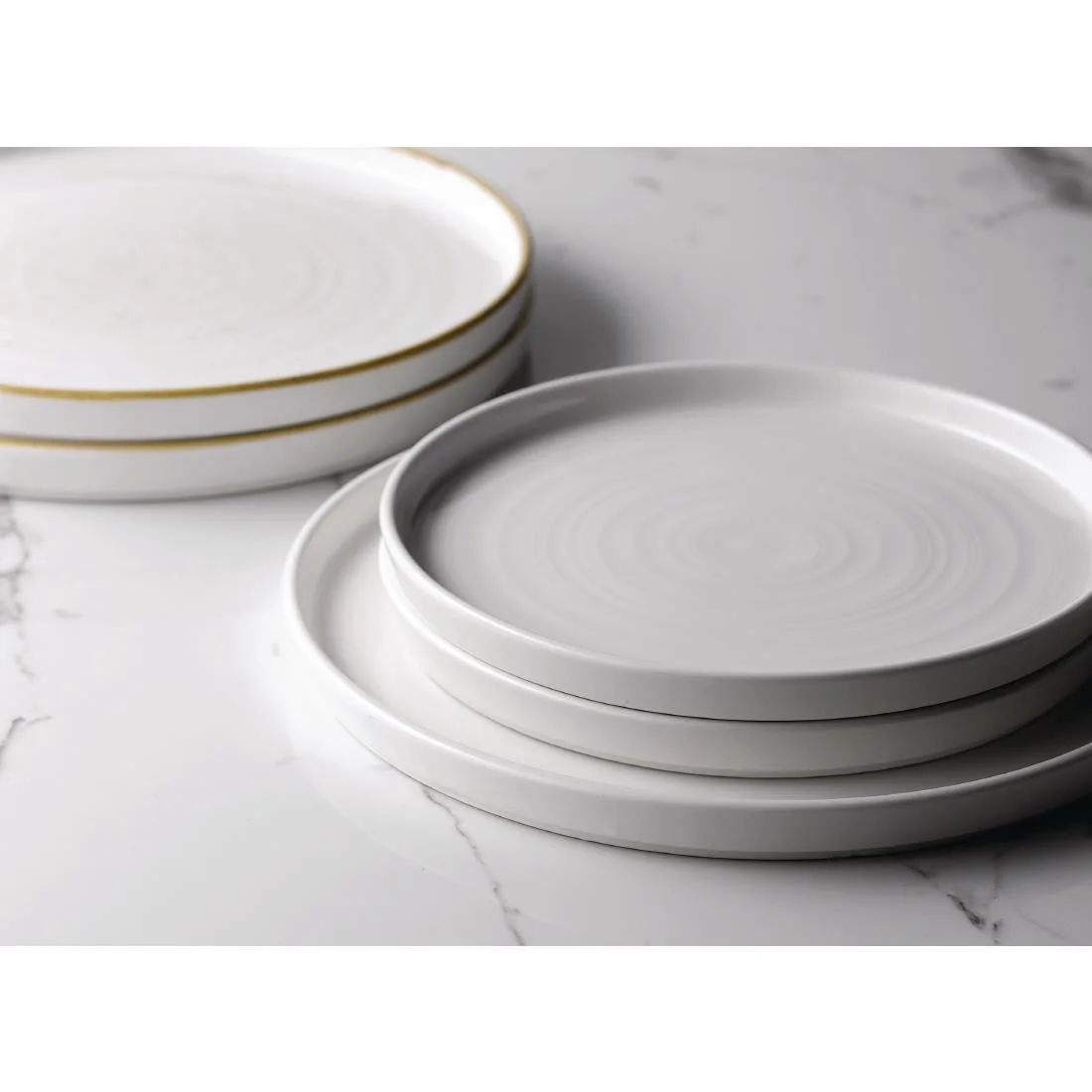 Churchill Stonecast Walled Chefs Plates Barley White 260mm (6 Pack) - Image 6