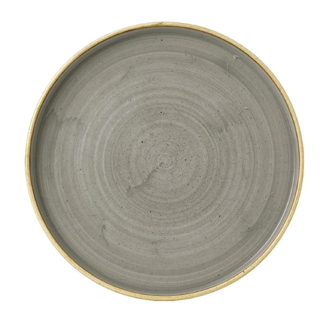 Churchill Stonecast Walled Chefs Plates Peppercorn Grey 260mm (6 Pack) - Image 1