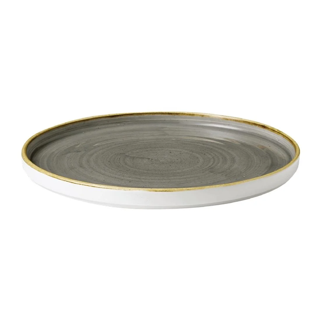 Churchill Stonecast Walled Chefs Plates Peppercorn Grey 260mm (6 Pack) - Image 3