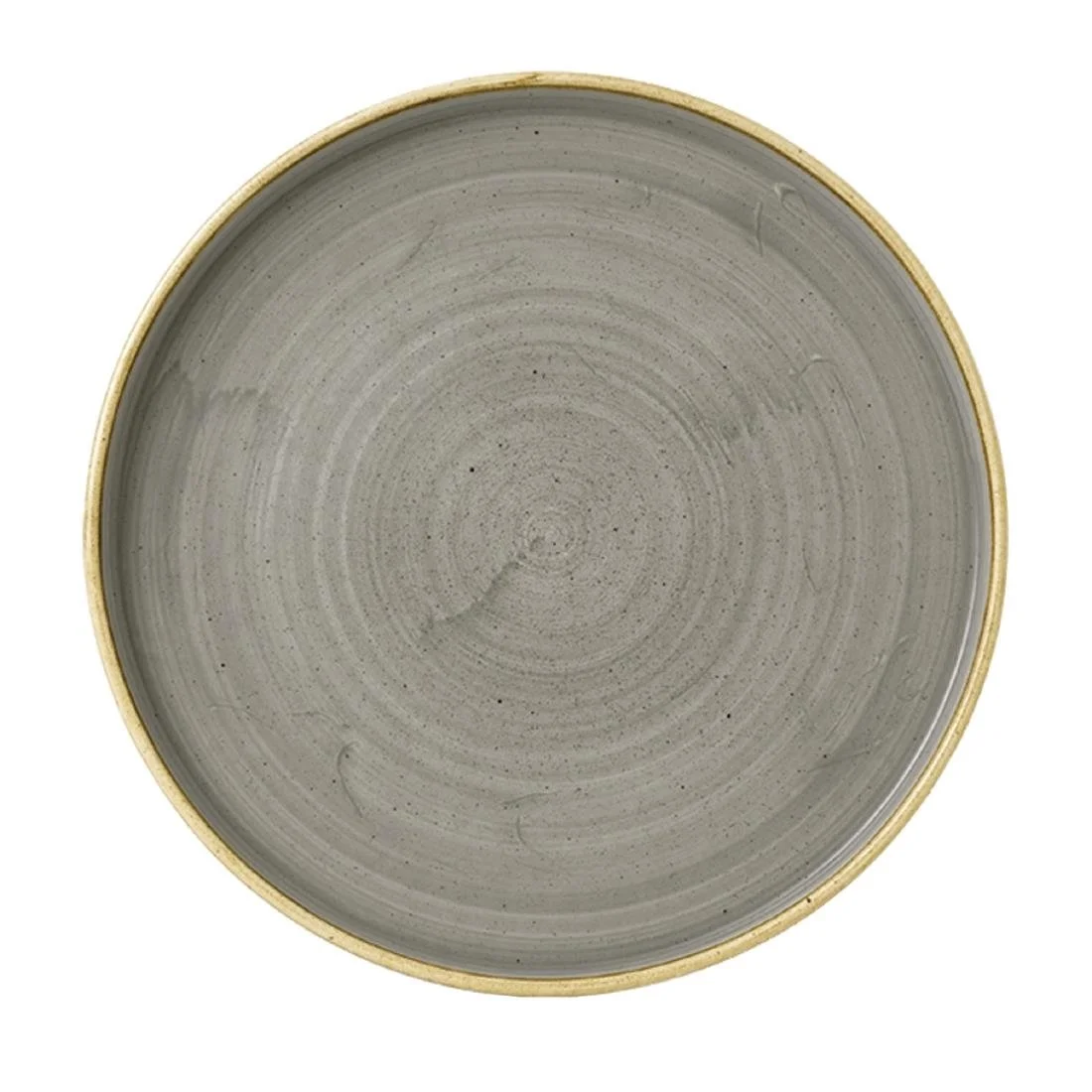 Churchill Stonecast Walled Chefs Plates Peppercorn Grey 210mm (6 Pack) - Image 1