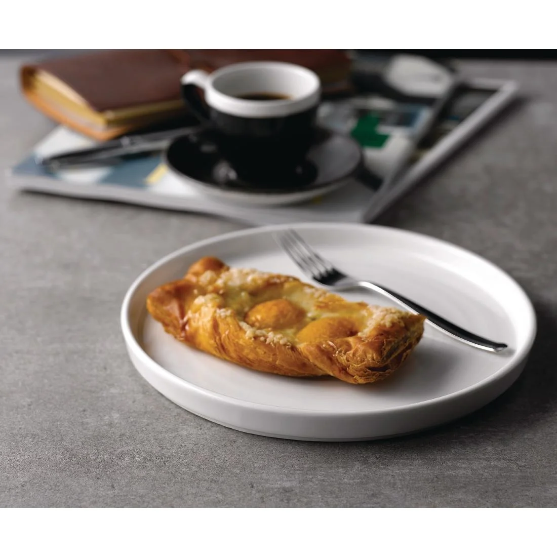 Churchill Chefs' Plates Walled Plates White 210mm (6 Pack) - Image 7