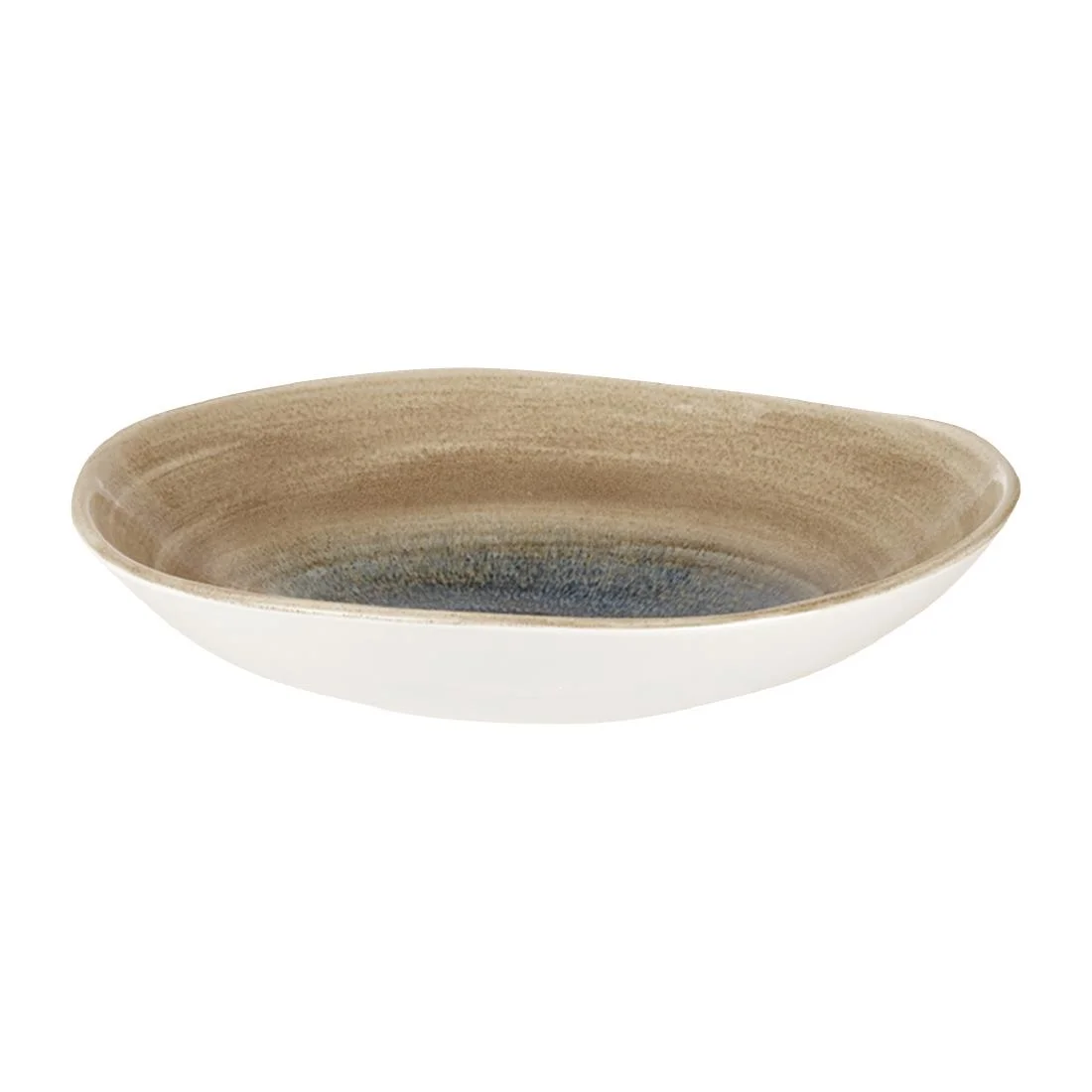 Churchill Stonecast Aqueous Organic Round Bowls Bayou Taupe 253mm (12 Pack)
