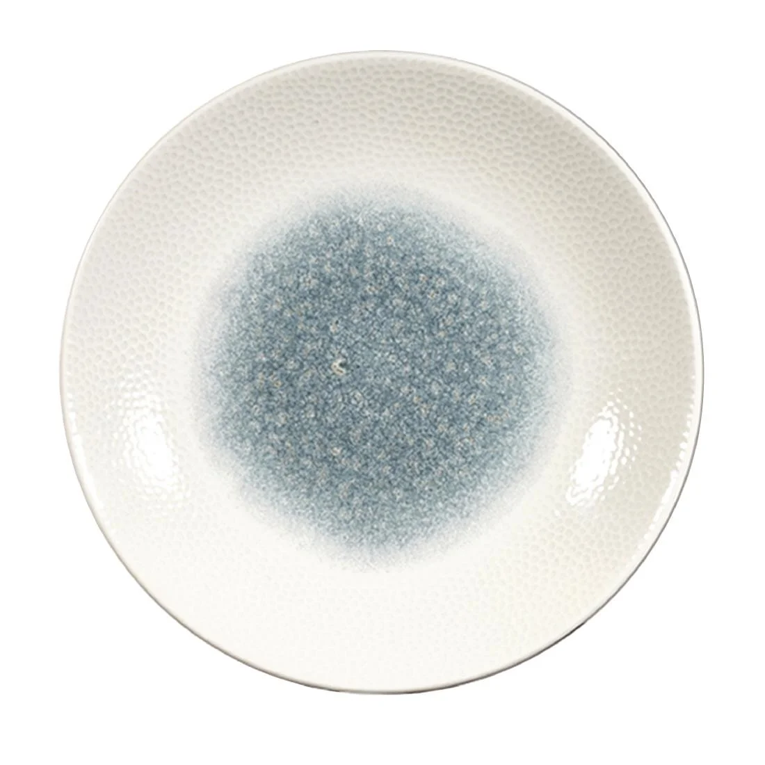Churchill Isla Centre Print Deep Coupe Plates Topaz Blue 281mm (12 Pack)