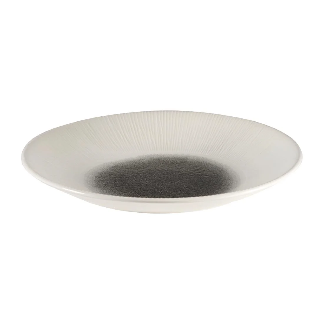 Churchill Bamboo Centre Print Deep Coupe Plates Quartz Black 281mm (12 Pack) - Image 6