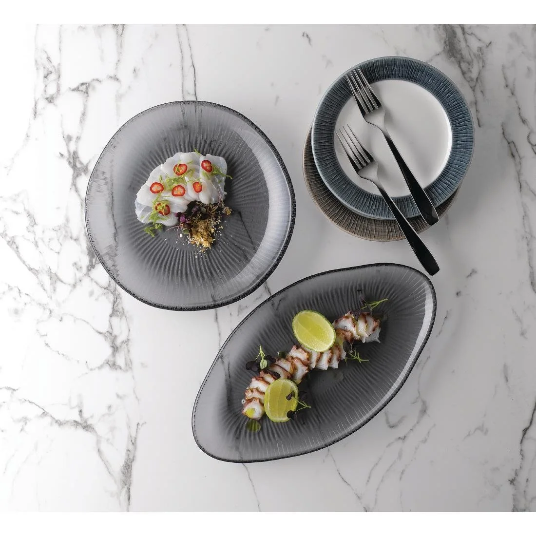 Churchill Bamboo Organic Glasses Bowls Dusk 215mm (6 Pack) - Image 5