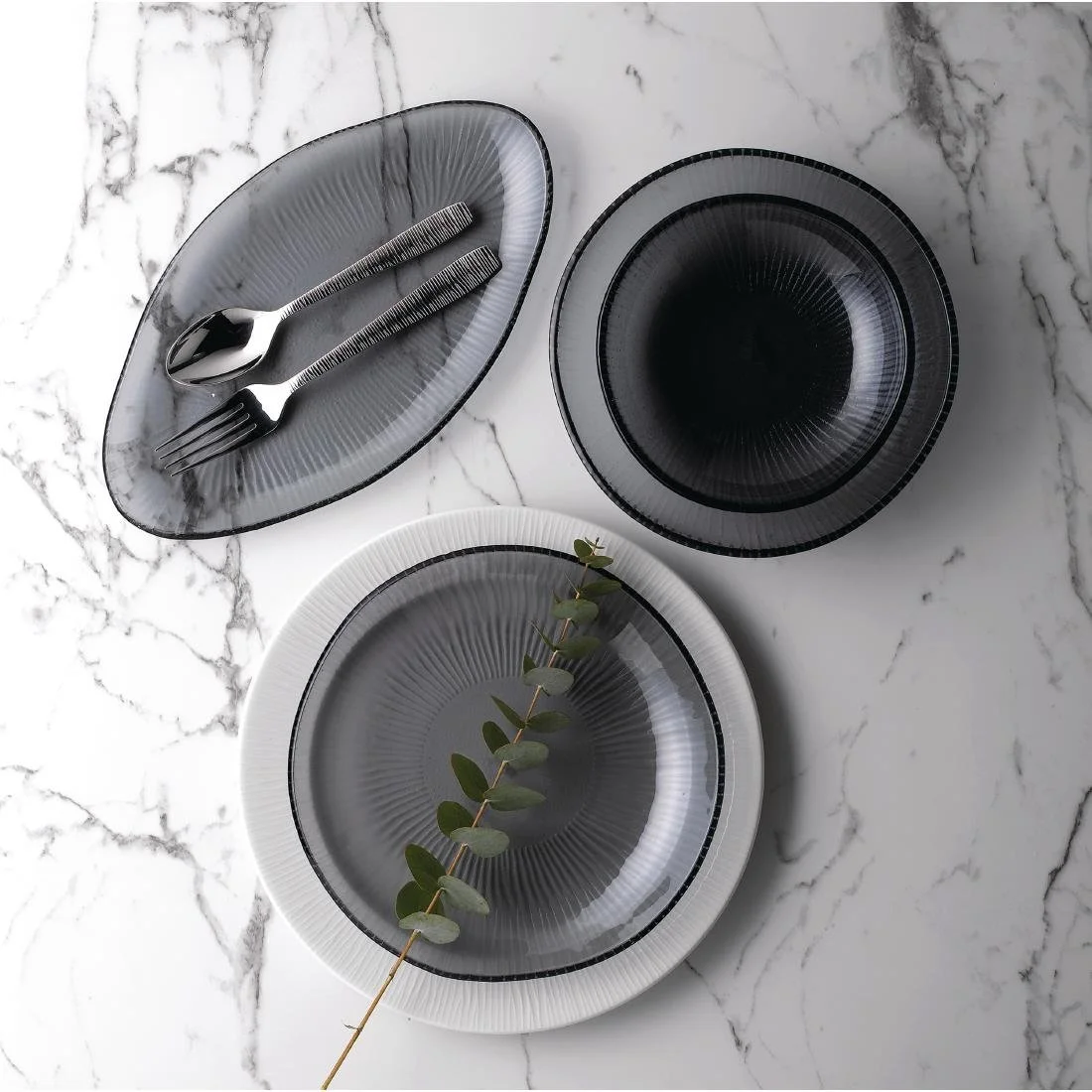 Churchill Bamboo Organic Glasses Bowls Dusk 215mm (6 Pack) - Image 4