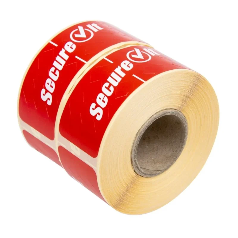 Secure Cut Labels SecureIt Tamper-Resistant Removable Food Packaging Labels Small (2 x ...