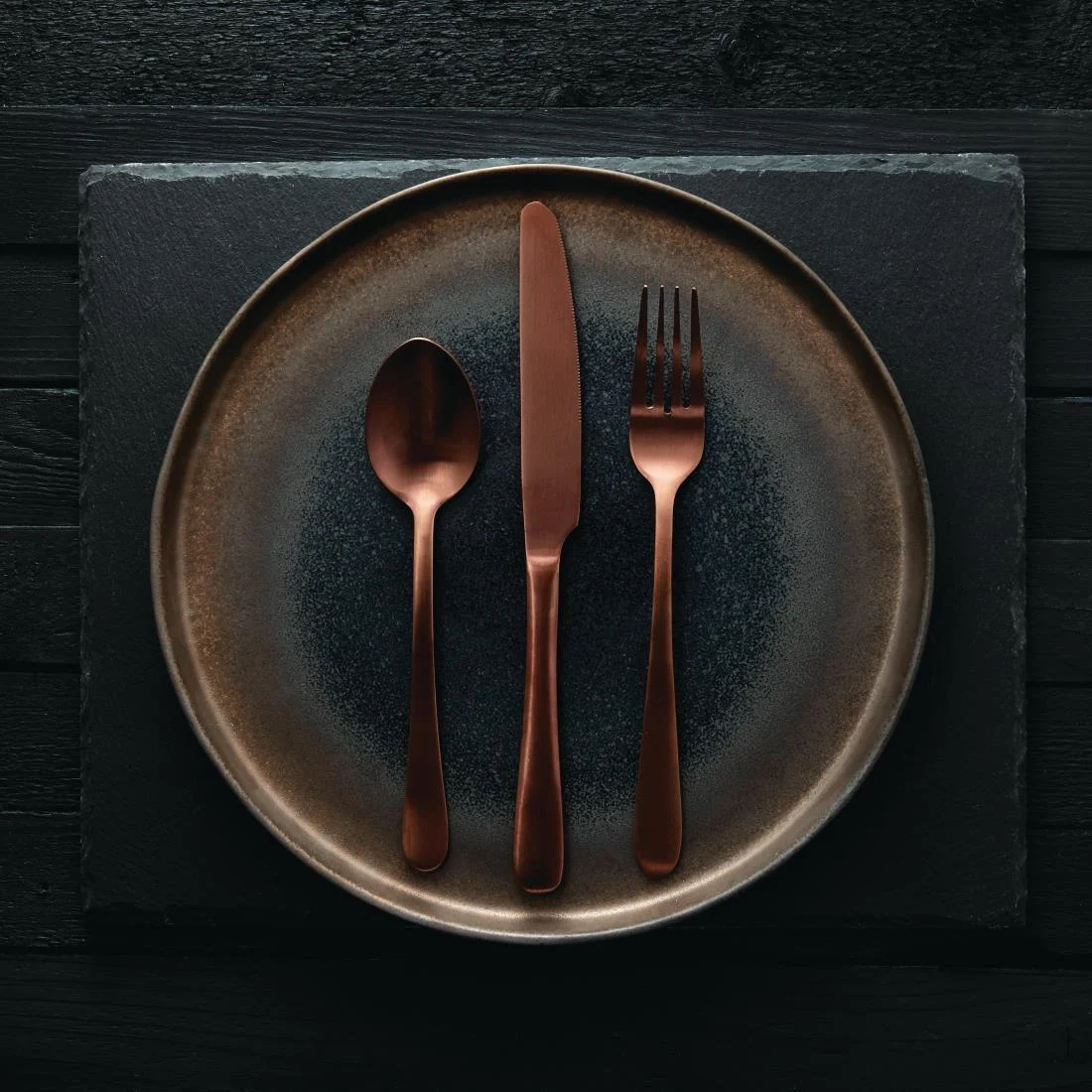 Olympia Cyprium Copper Dessert Spoon