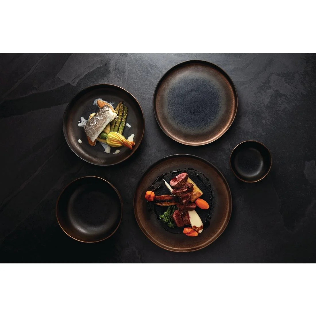Olympia Ochre Flat Plates 260mm (6 Pack) - Image 9