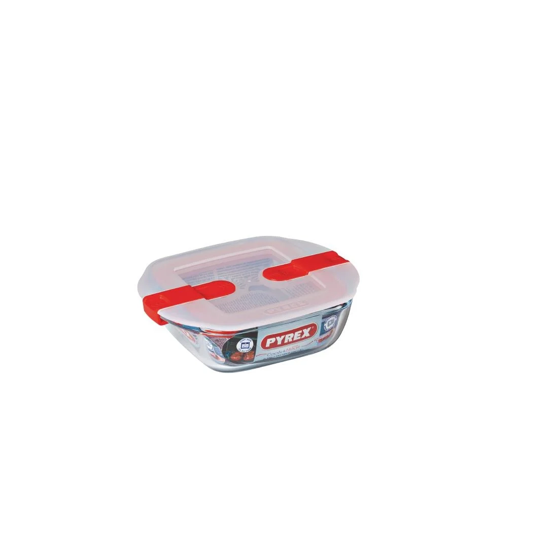 Pyrex Cook and Heat Square Dish with Lid - Image 2