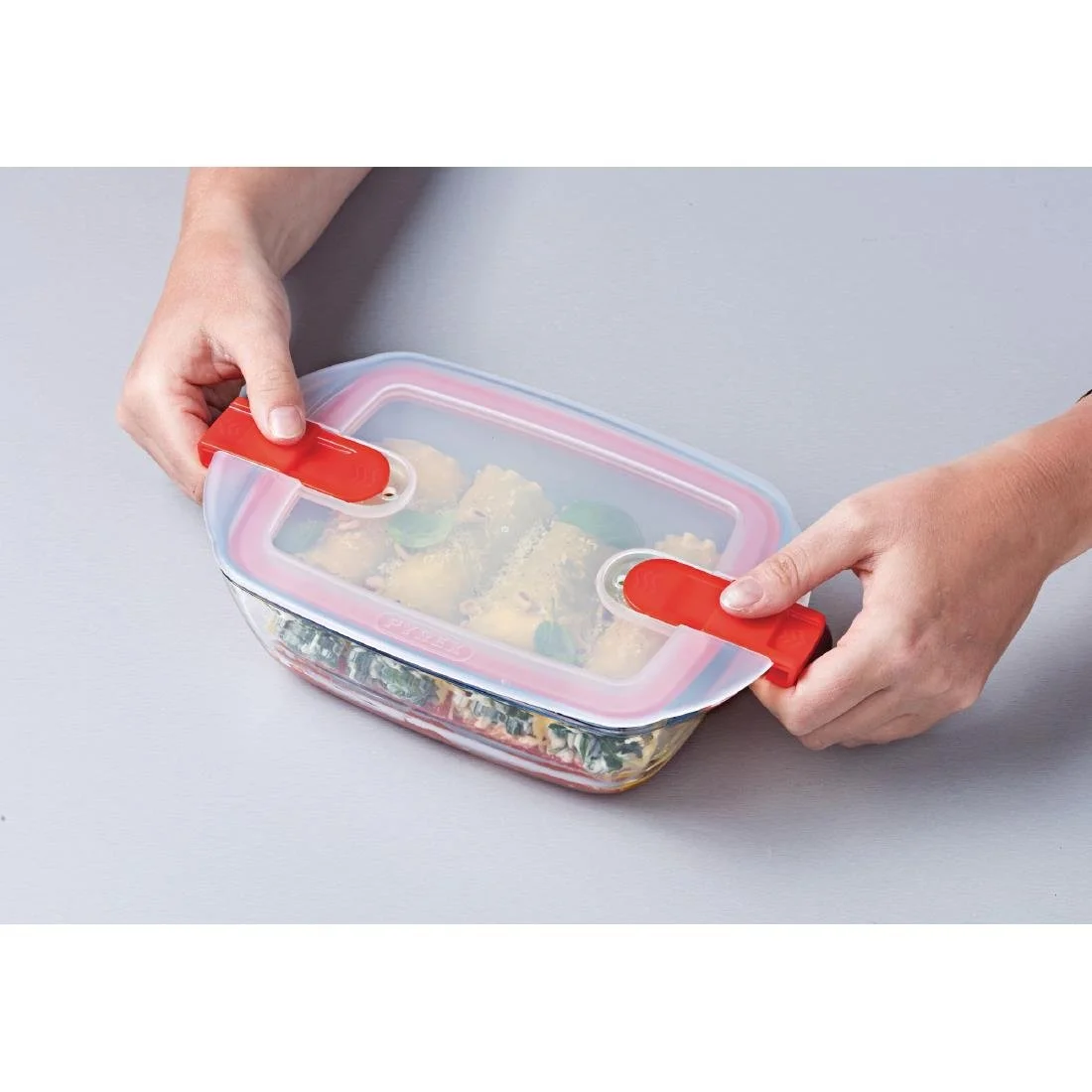 Pyrex Cook and Heat Rectangular Dish with Lid - Image 5