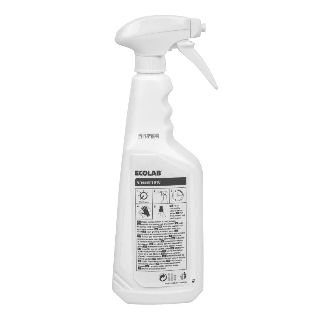 Ecolab GreaseLift Kitchen Degreaser Ready To Use 750ml (6 Pack) - Image 2