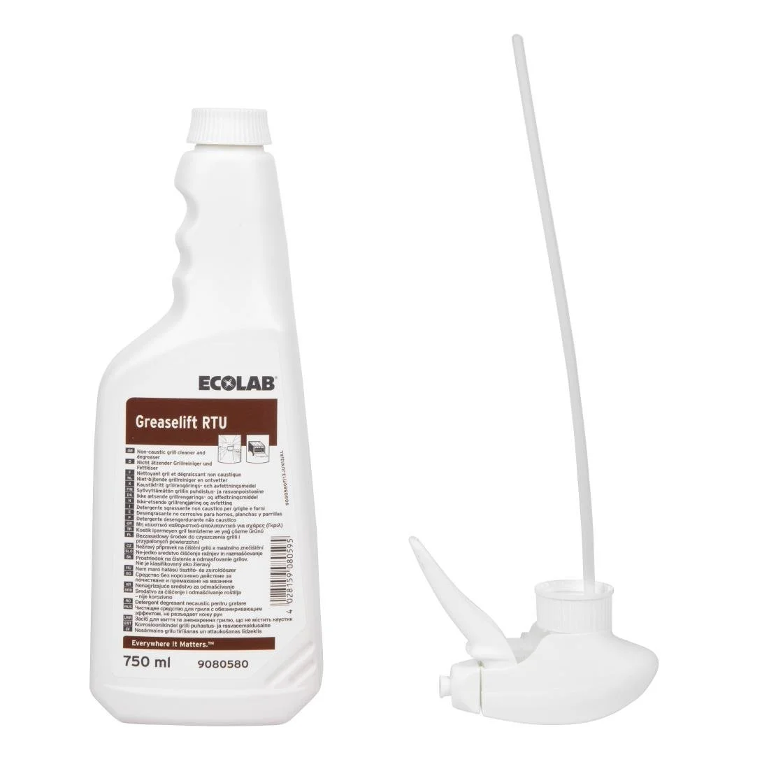 Ecolab GreaseLift Kitchen Degreaser Ready To Use 750ml (6 Pack) - Image 3