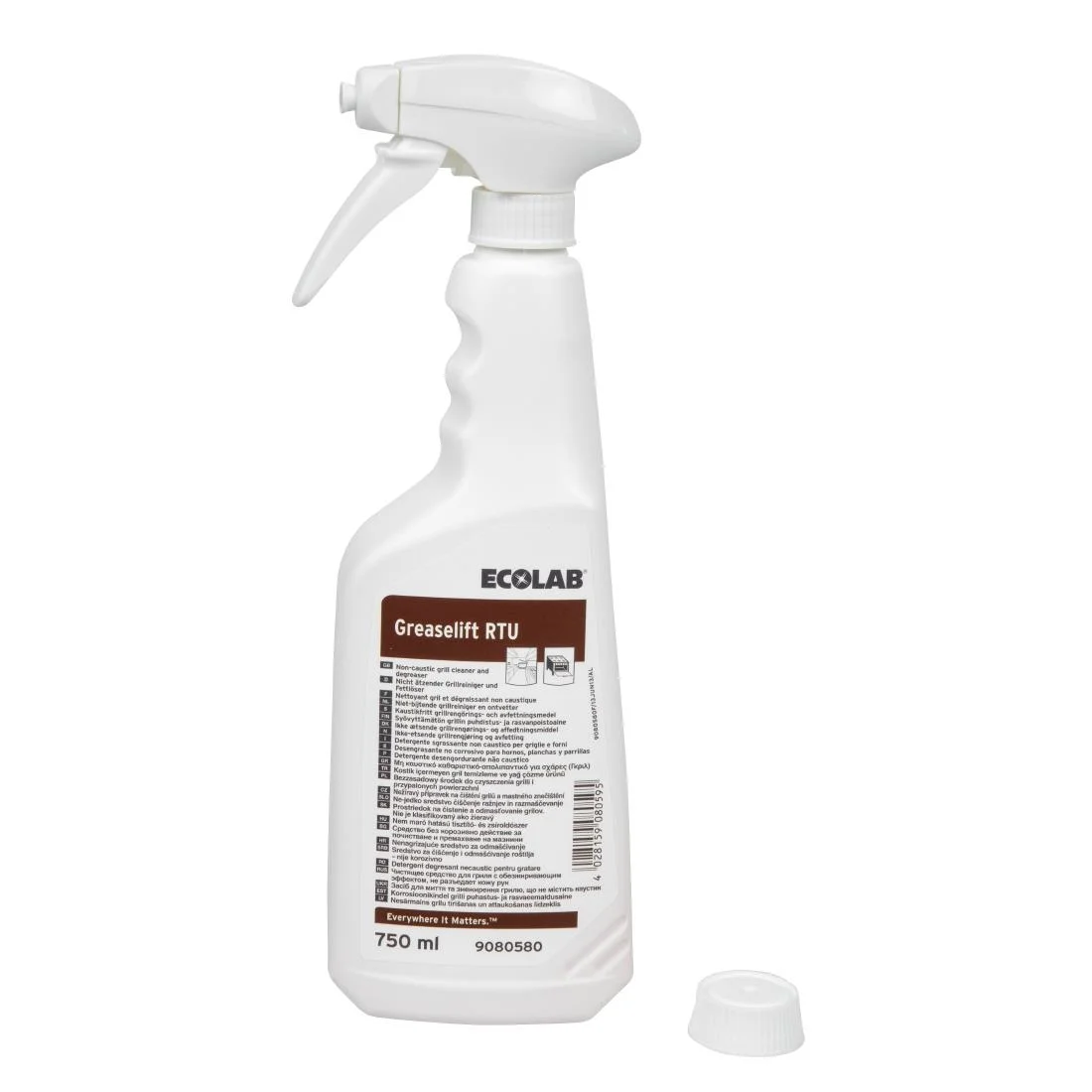 Ecolab GreaseLift Kitchen Degreaser Ready To Use 750ml (6 Pack) - Image 4