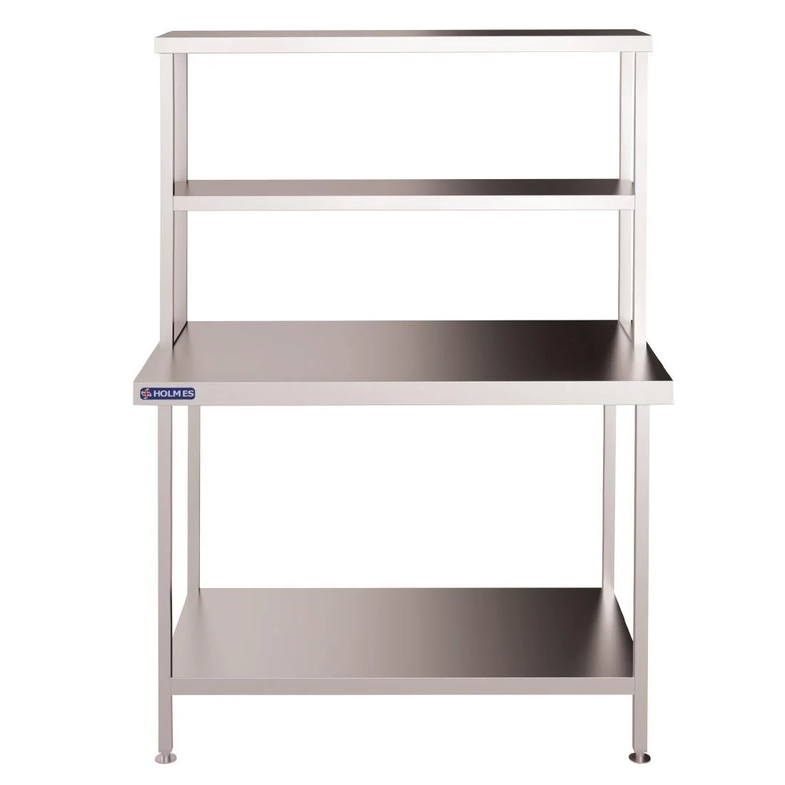 Vogue Stainless Steel Wall Table Welded with Double Gantry 650(D)mm - Image 2