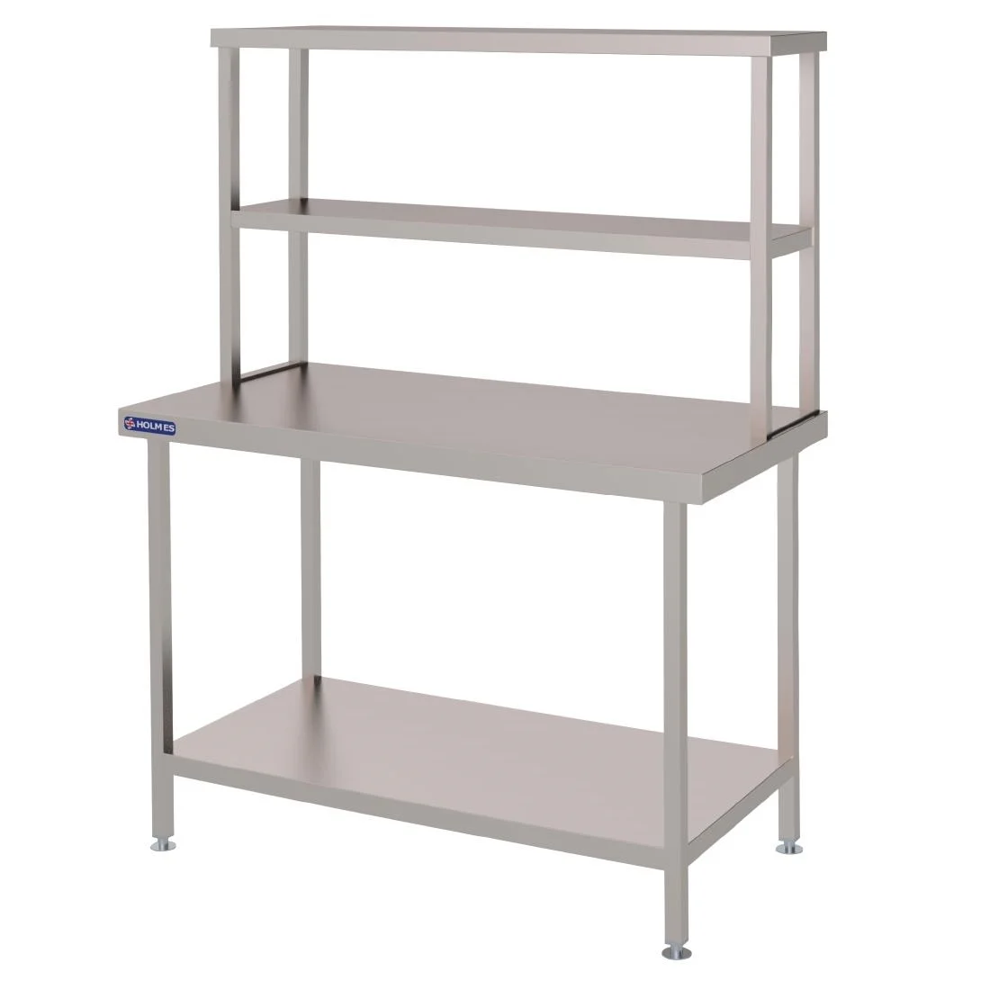 Vogue Stainless Steel Wall Table Welded with Double Gantry 600(D)mm