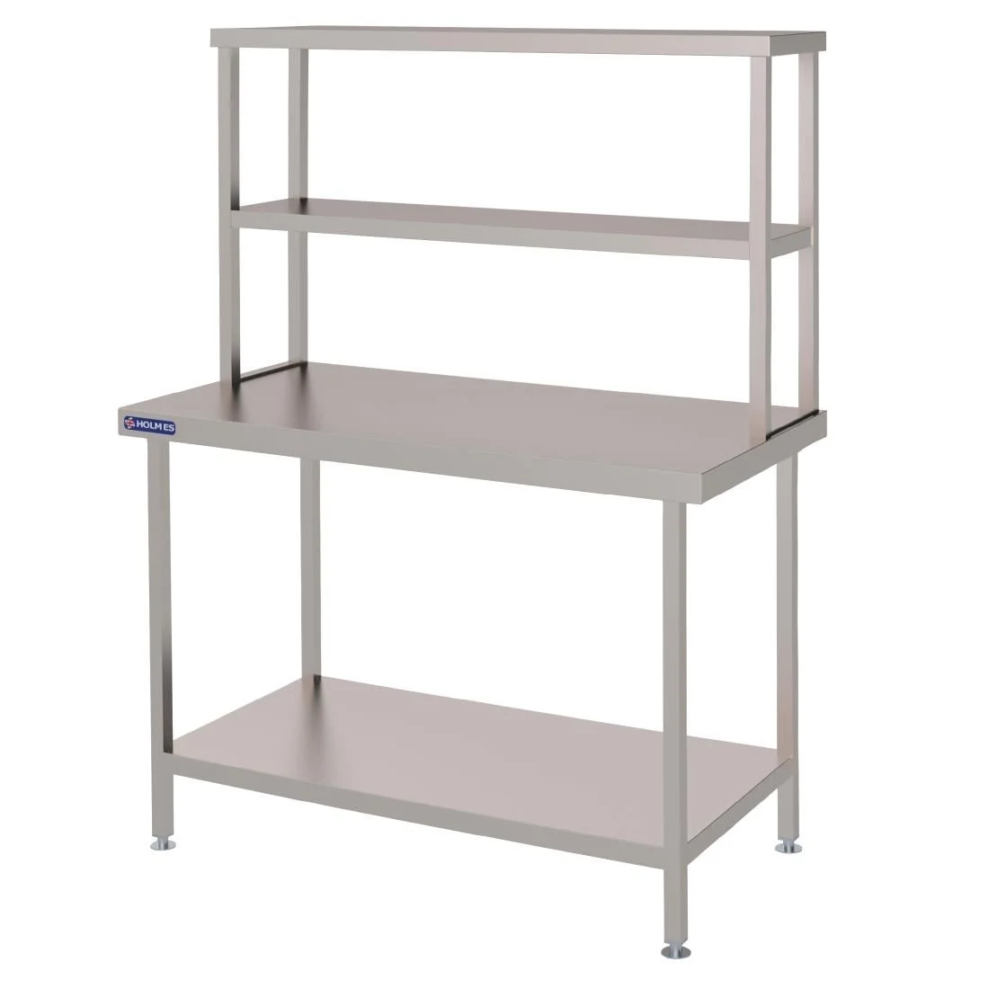 Vogue Stainless Steel Wall Table Welded with Double Gantry 650(D)mm