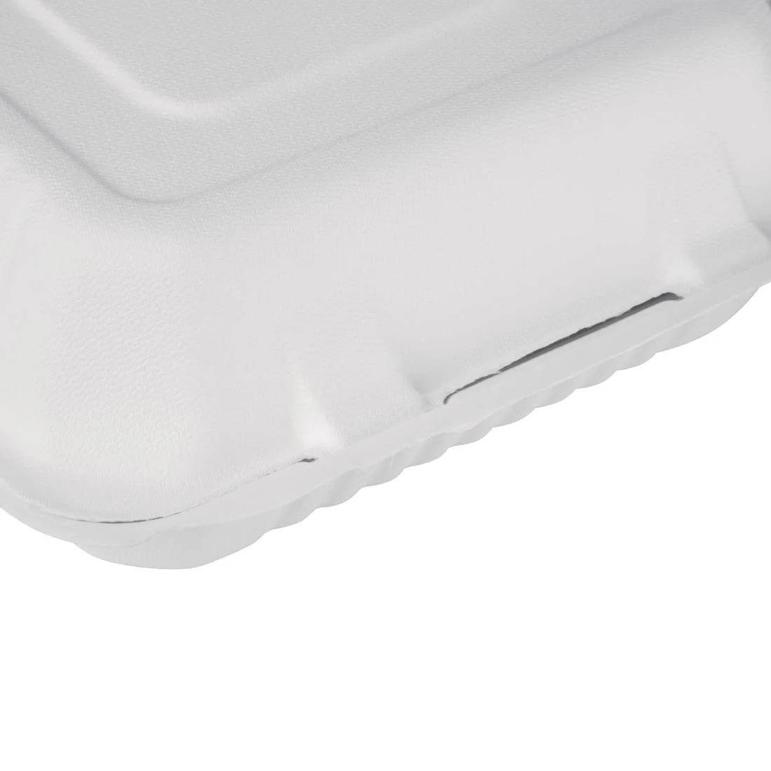 Fiesta Compostable Bagasse Hinged Food Containers 223mm (Pack of 200) - Image 5
